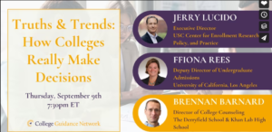 Truths and Trends How Colleges Really Make Decisions