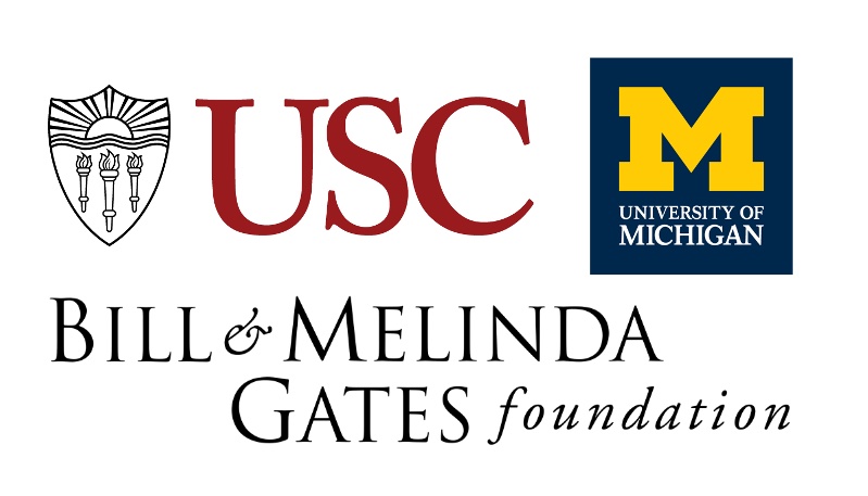 USC UM and BMGF logos